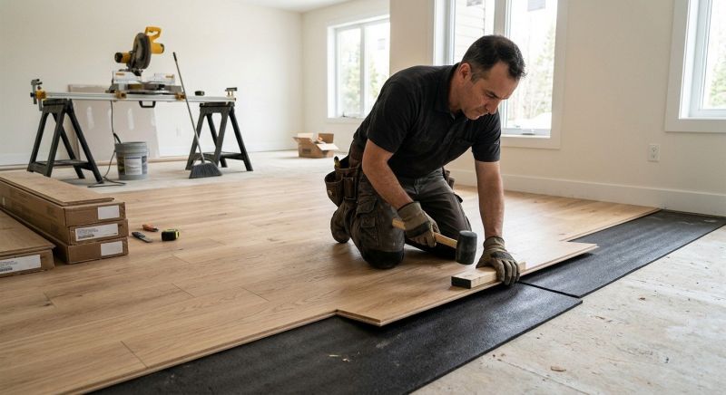 Engineered Wood Installation in North Kingstown, RI