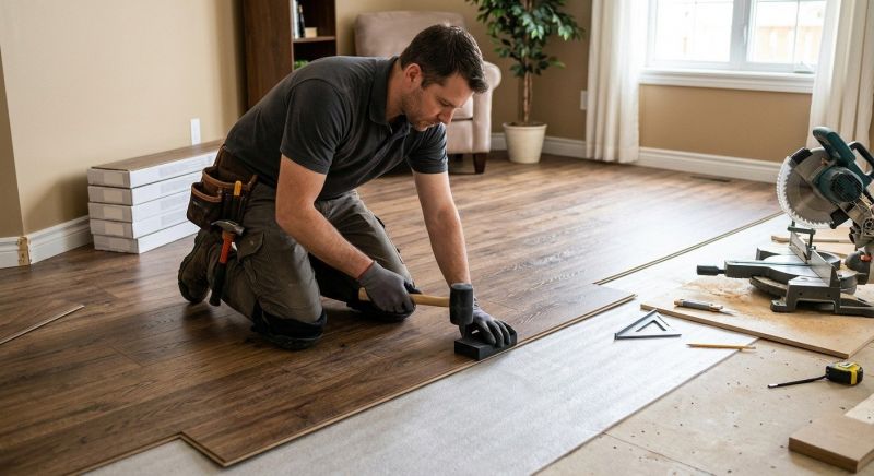Laminate Floor Installation in Warren, RI