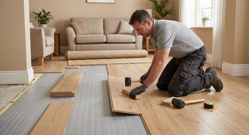 Laminate Floor Installation in Warwick, RI