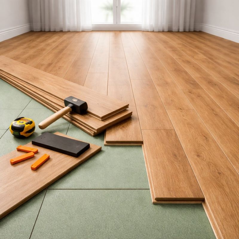 Laminate Floor Remodeling in North Kingstown, RI