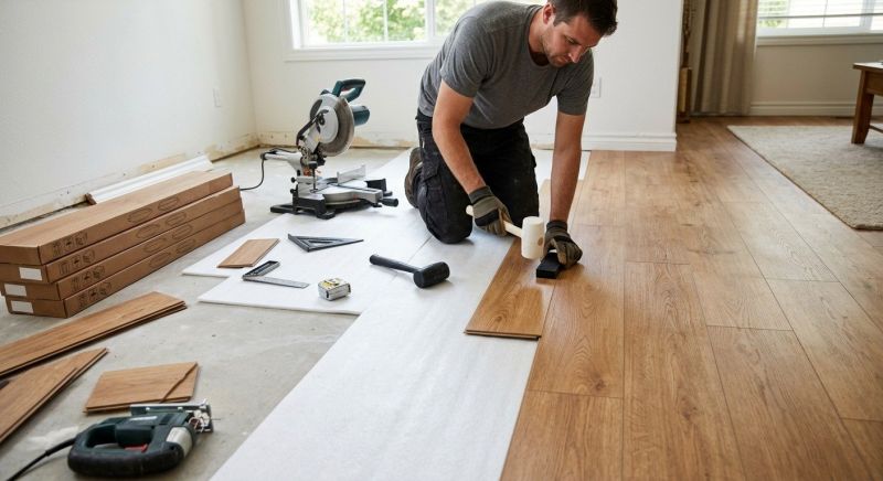 Laminate Floor Remodeling in North Kingstown, RI