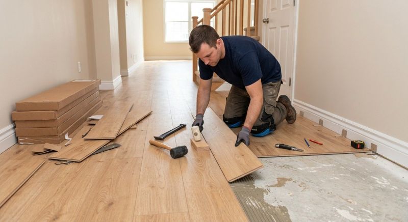 Laminate Floor Replacement in Saunderstown, RI