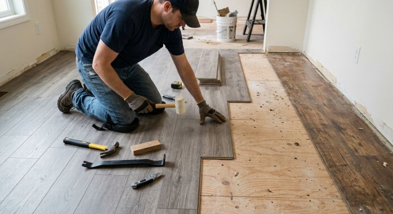 Laminate Floor Replacement in Swansea, MA