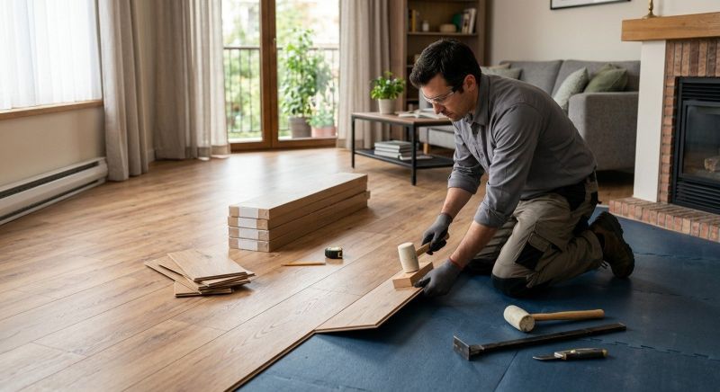 Laminate Floor Replacement in West Greenwich, RI