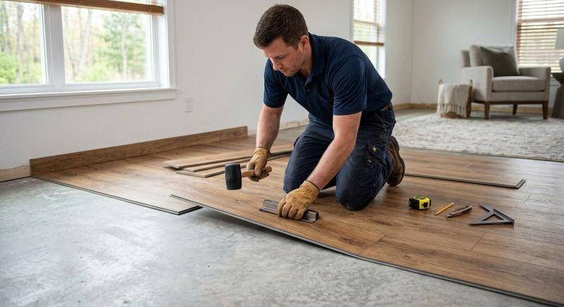 Luxury Vinyl Tile Installation in Fall River, MA