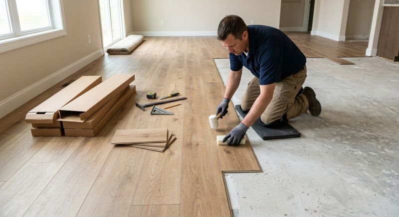 Luxury Vinyl Tile Installation in Foster, RI