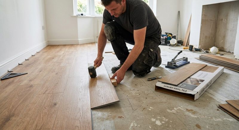 Luxury Vinyl Tile Installation in Providence, RI