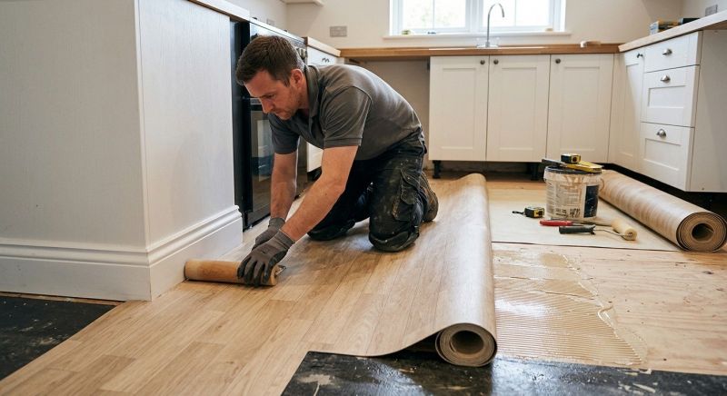 Sheet Linoleum Installation in Pawtucket, RI