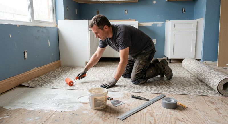Sheet Vinyl Installation in Hope Valley, RI