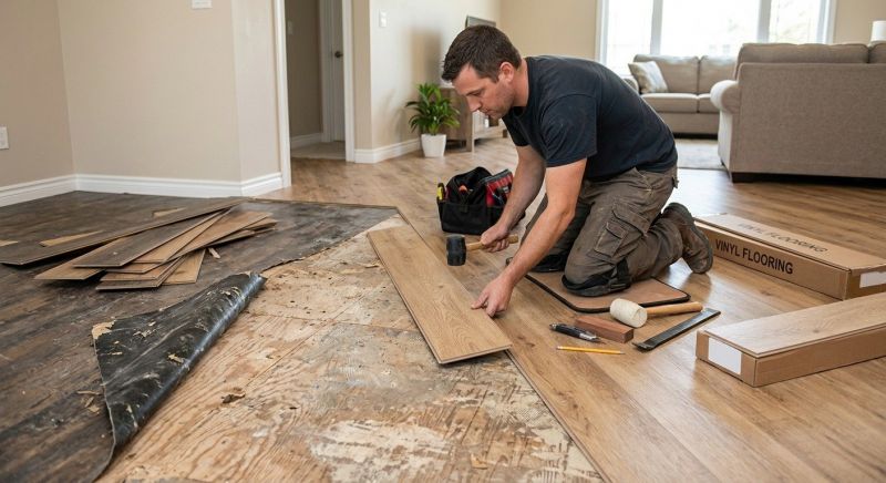 Vinyl Flooring Installation in Providence, RI